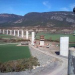 A21 Viaducto sobre el Rio Esca y futuro recrecimiento del embalse del Yesa
