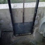 Compuertas de regadio en el Rio Jiloca